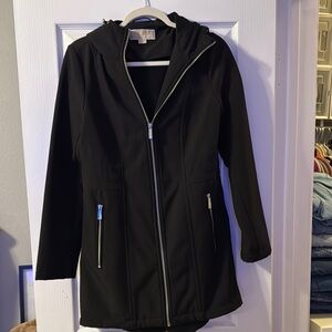 Michael Kors Black Hooded Women's Jacket